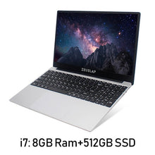 Load image into Gallery viewer, ZEUSLAP 15.6 inch i7-4th Gen CPU Gaming Laptop 8GB RAM up to 1TB SSD Win10 Dual Band WIFI 1920*1080P FHD Notebook Computer