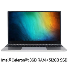 Load image into Gallery viewer, Intel Core i7 Notebook Computer 15.6 inch 8GB RAM 256GB/512GB/1TB SSD J3160 Quad Core Laptops With FHD Display Ultrabook